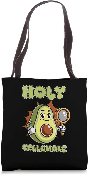 Biology - Teacher Student Biologist Avocado Holy Cellamole Tote Bag