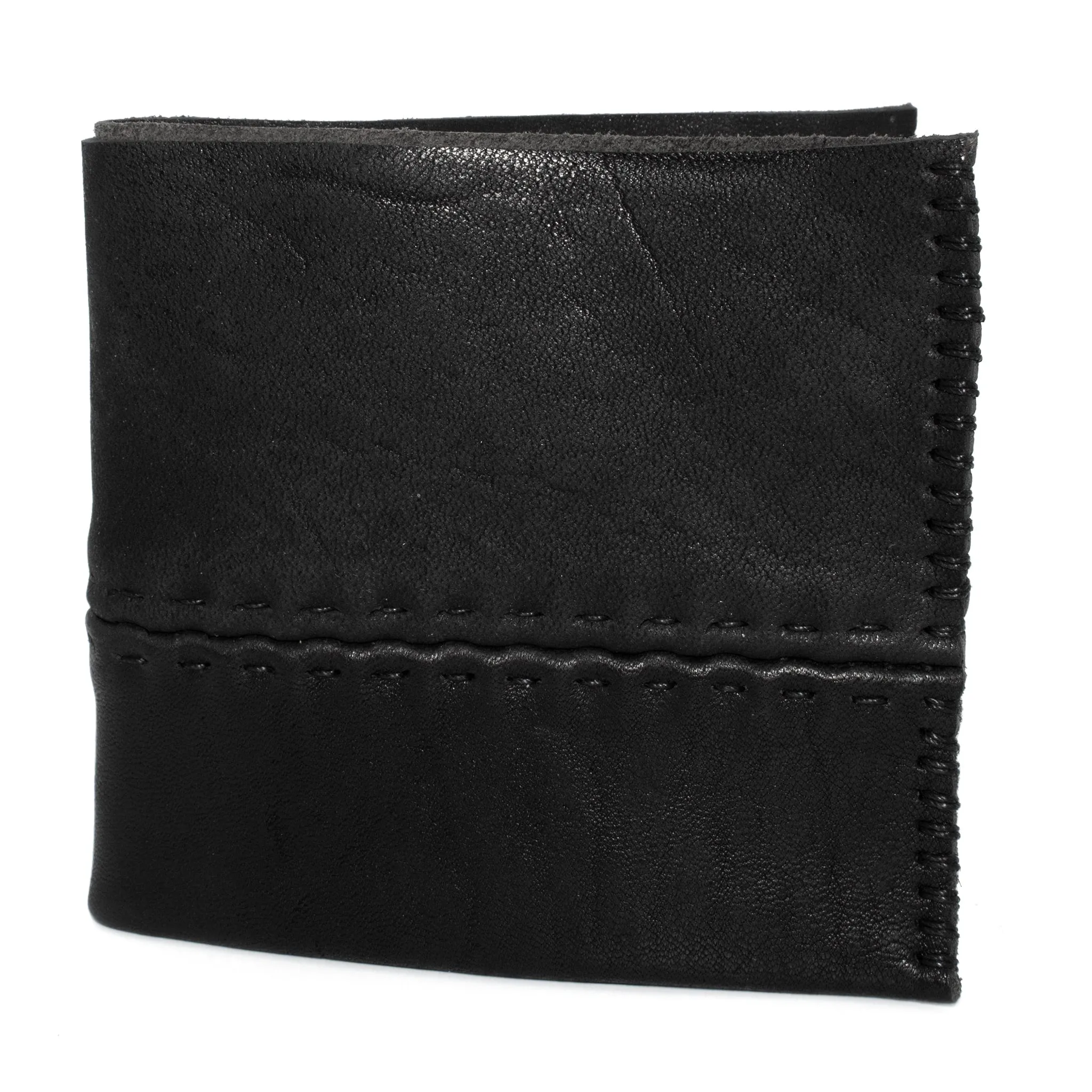 black horse culatta closed seam bifold wallet