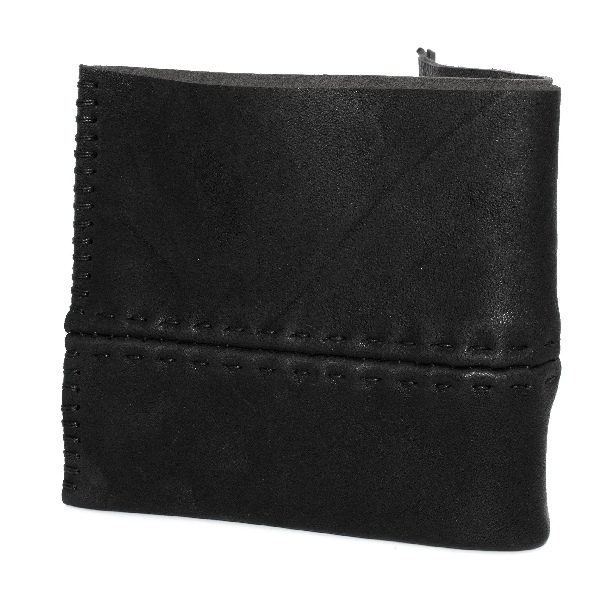 black horse culatta closed seam bifold wallet
