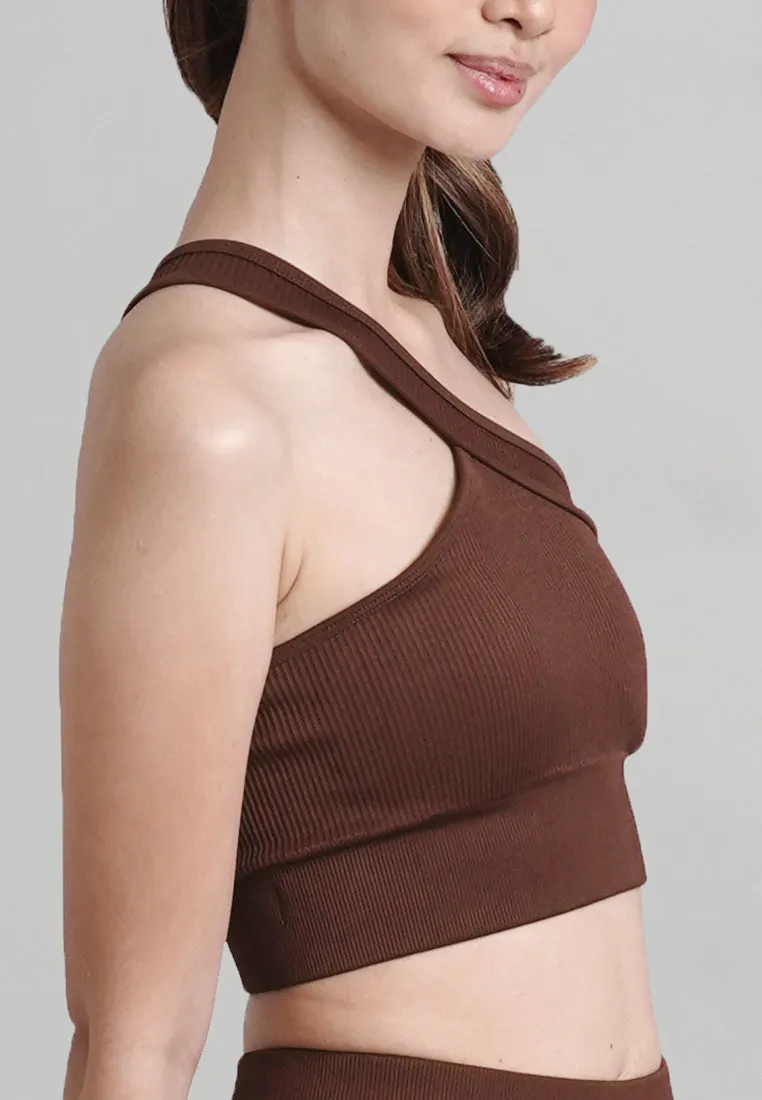 Blair Collection: Premium Non-Padded Seamless One Shoulder Sports Bra