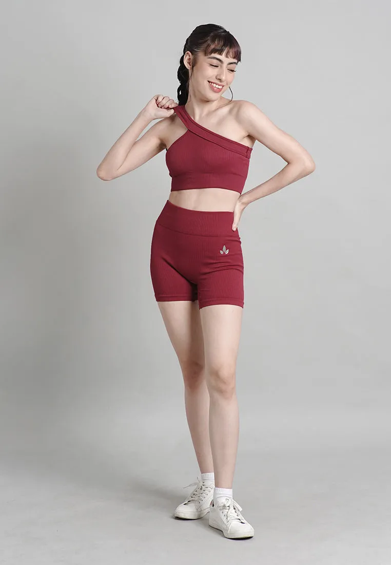 Blair Collection: Premium Non-Padded Seamless One Shoulder Sports Bra