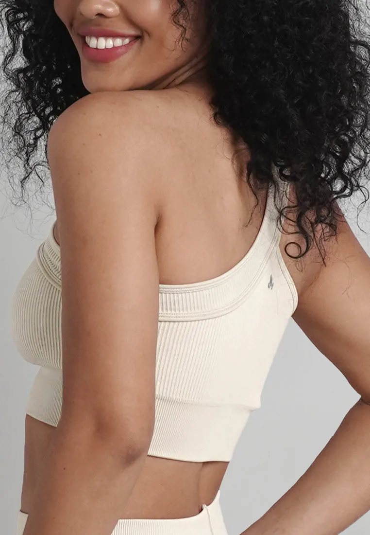 Blair Collection: Premium Non-Padded Seamless One Shoulder Sports Bra