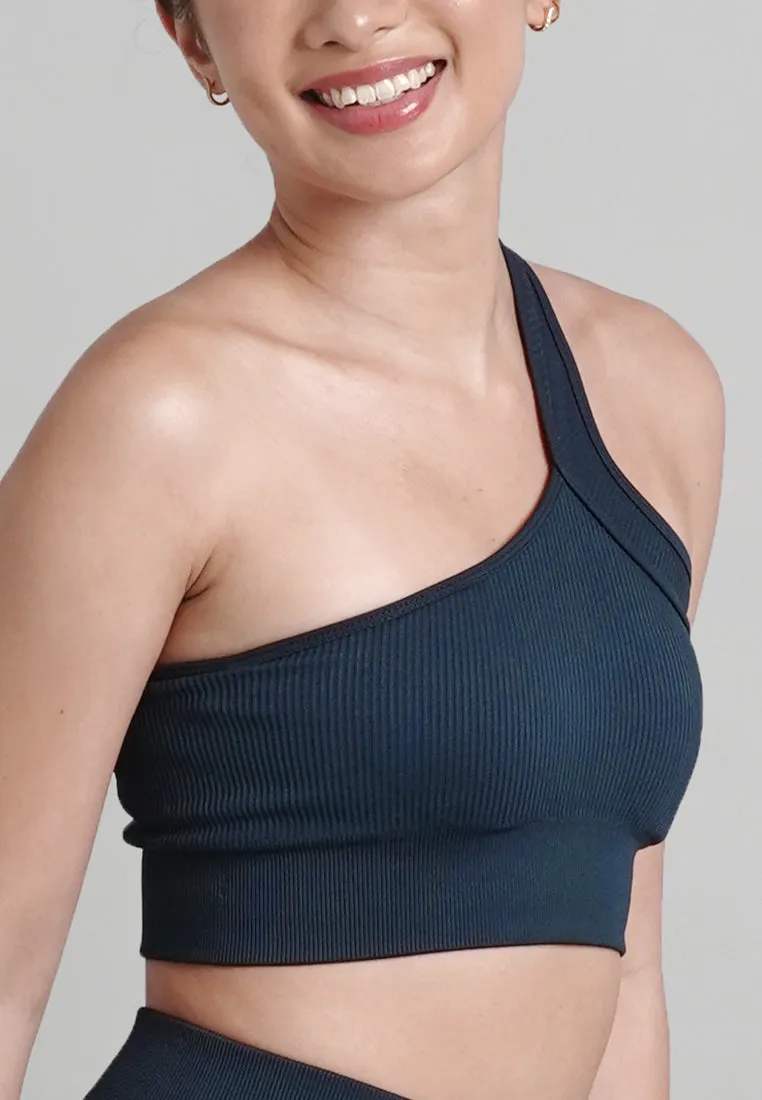 Blair Collection: Premium Non-Padded Seamless One Shoulder Sports Bra