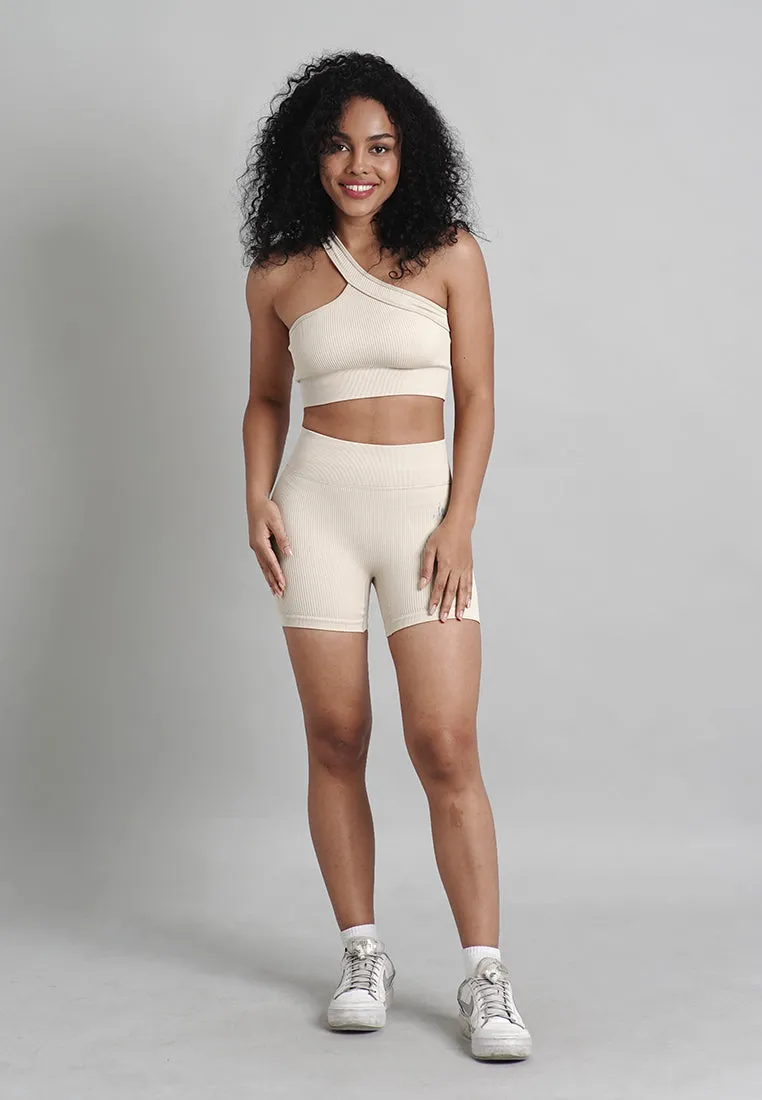 Blair Collection: Premium Non-Padded Seamless One Shoulder Sports Bra