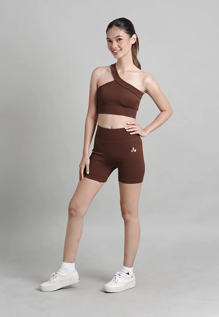 Blair Collection: Premium Non-Padded Seamless One Shoulder Sports Bra