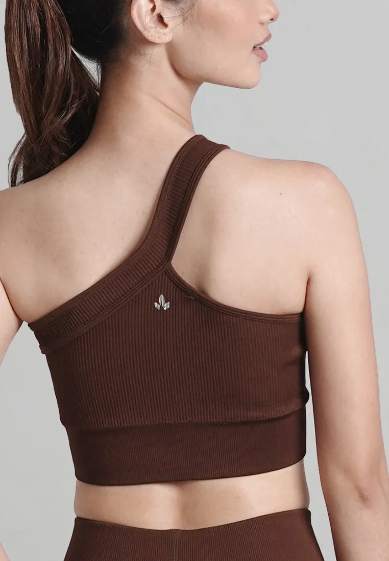 Blair Collection: Premium Non-Padded Seamless One Shoulder Sports Bra