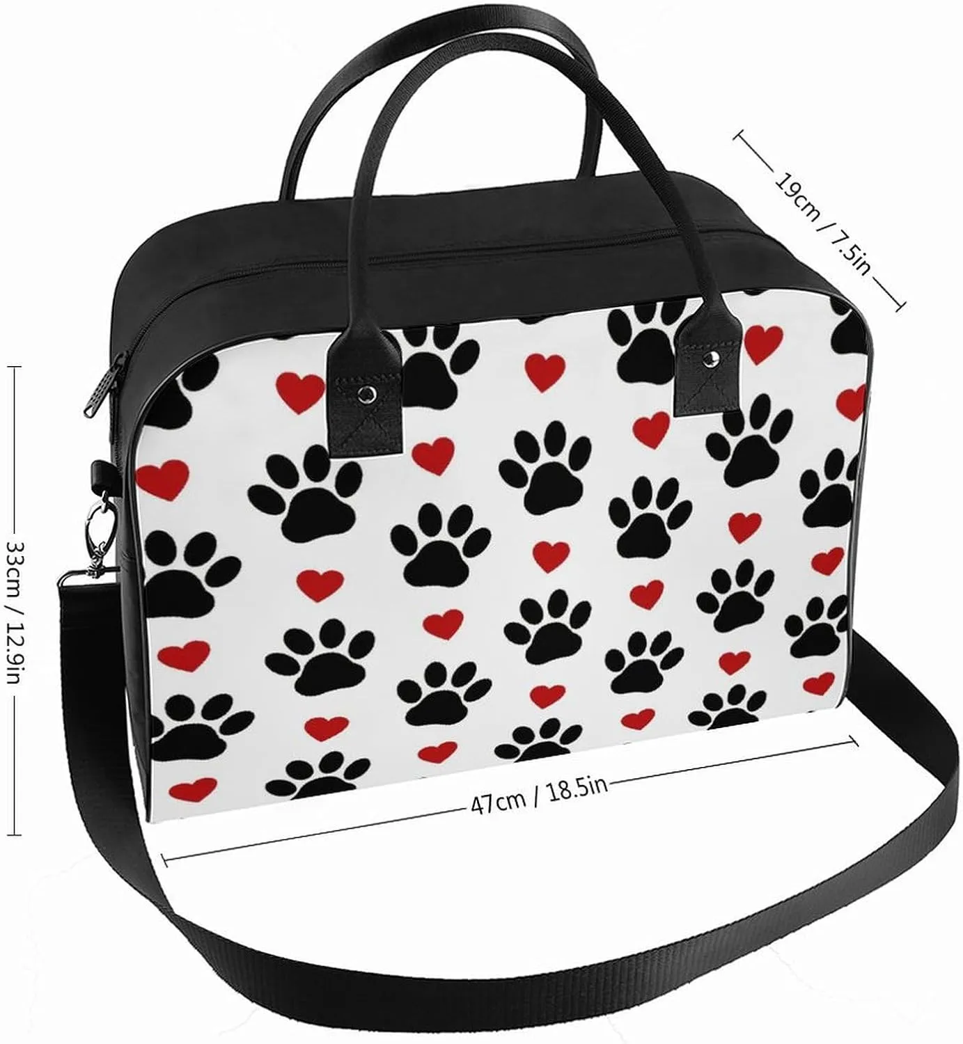 Blue Quaker Parrots Fashionable Large Capacity Travel Handbag Unisex