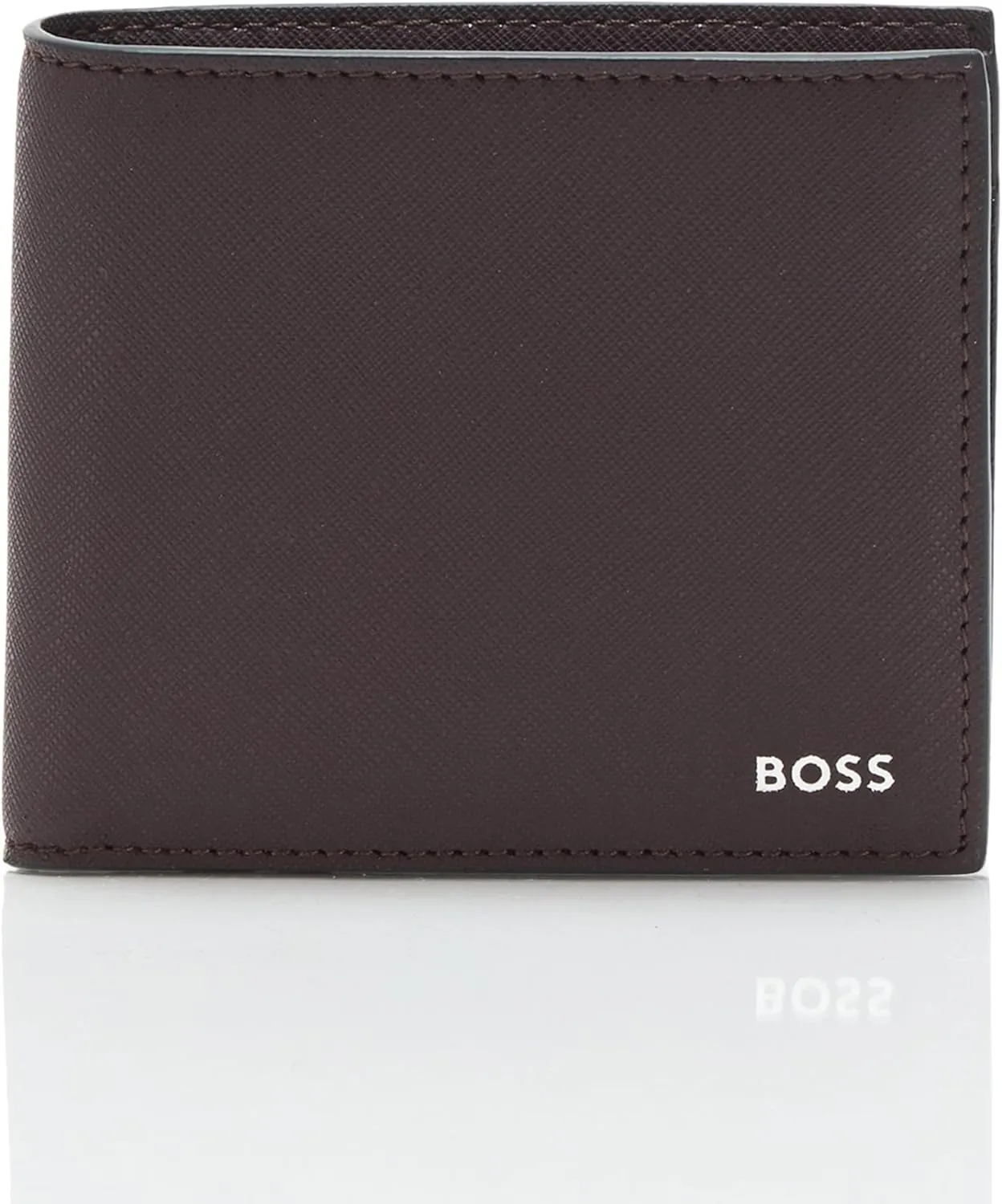 BOSS Zair Four Slot Wallet with Coin case, burgundy plum, PCE.