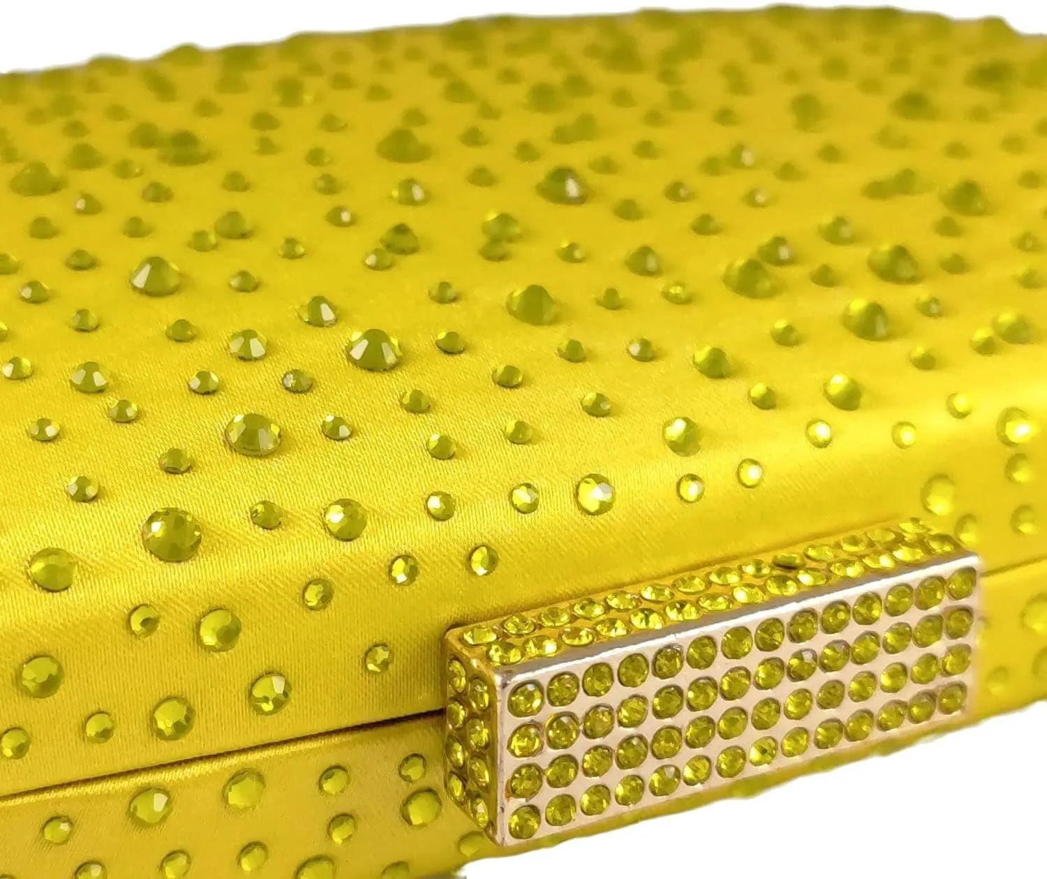 Boutique De FGG Women's Crystal Clutch Evening Bag Bride Handbags for Wedding Party Diamond Rhinestone Clutch Purse,Mini,Mini