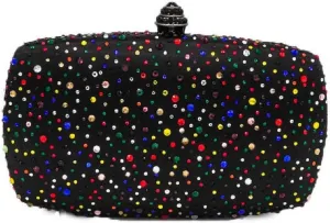 Boutique De FGG Women's Crystal Clutch Evening Bag Bride Handbags for Wedding Party Diamond Rhinestone Clutch Purse,Mini,Mini