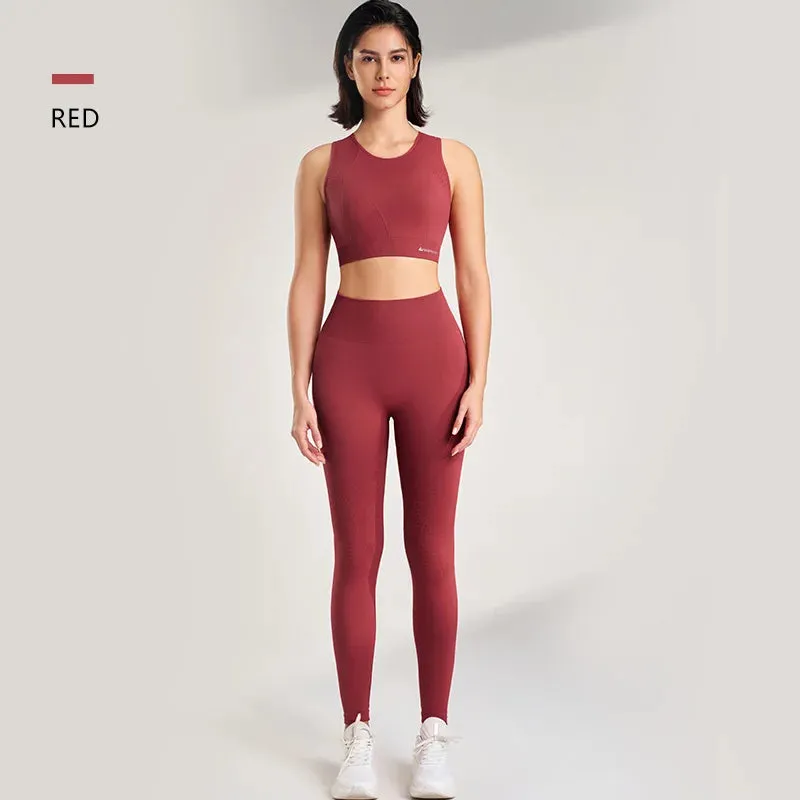 Bra Yoga Pants Sports Fitness Clothing Set