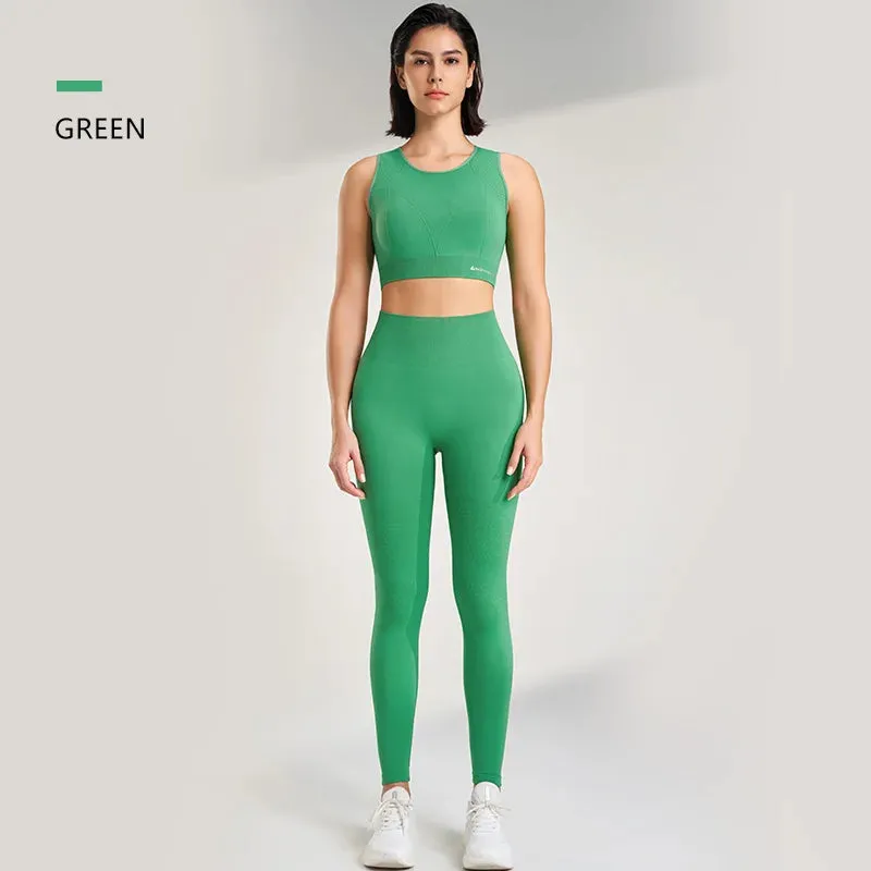 Bra Yoga Pants Sports Fitness Clothing Set