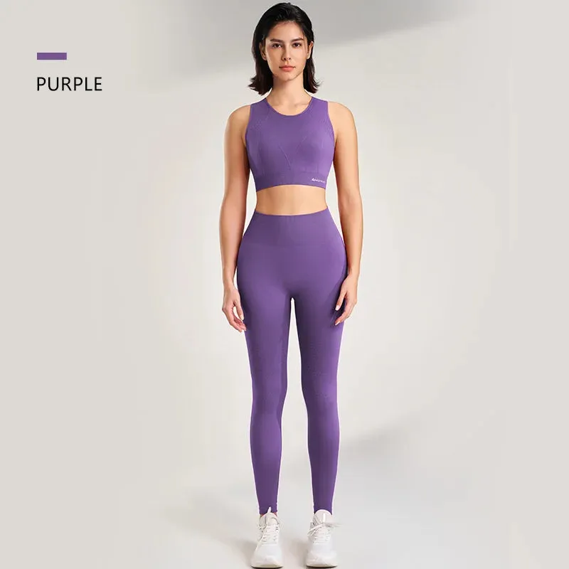 Bra Yoga Pants Sports Fitness Clothing Set