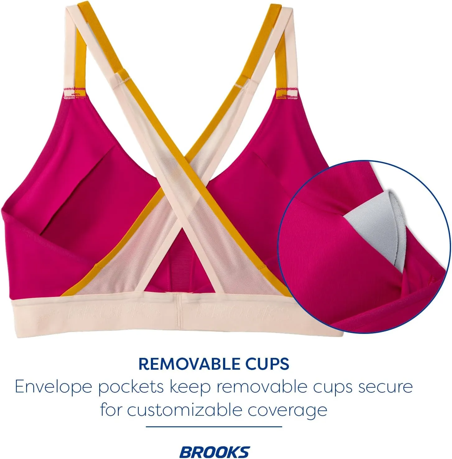 Brooks Women's Plunge 2.0 Sports Bra for Running, Workouts & Sports