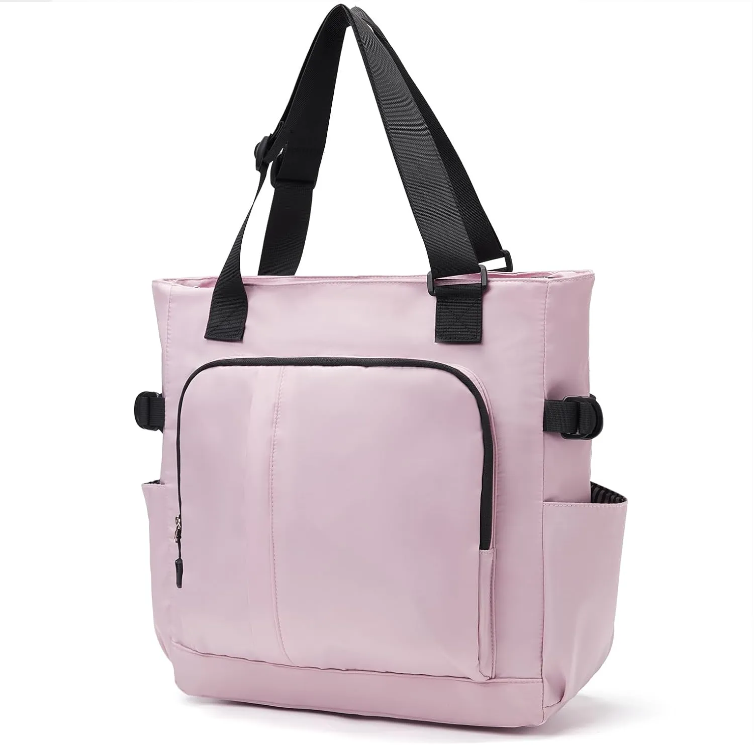 BSHG Weekend Bags for Women Travel Duffel Bag, Foldable Carry on Duffle Bag, Weekender Overnight Bag Organizer Duffel Bag for Travel, Gym Bags for Women B-GE-002 Pink