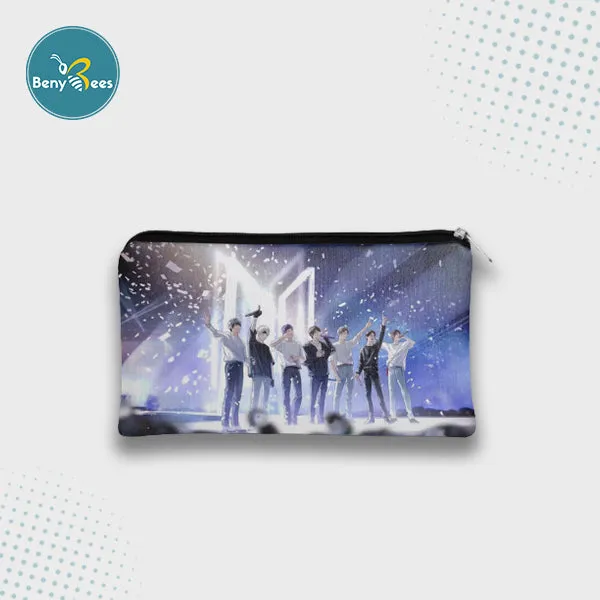 BTS Pencil / Pen Pouch (Digitally printed on Cloth)