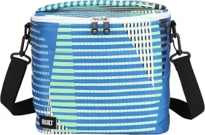 Built Puffer Crossbody Lunch Bag Lightweight, Insulated and Reusable, Off the Grid Blue, 13 Can Capacity