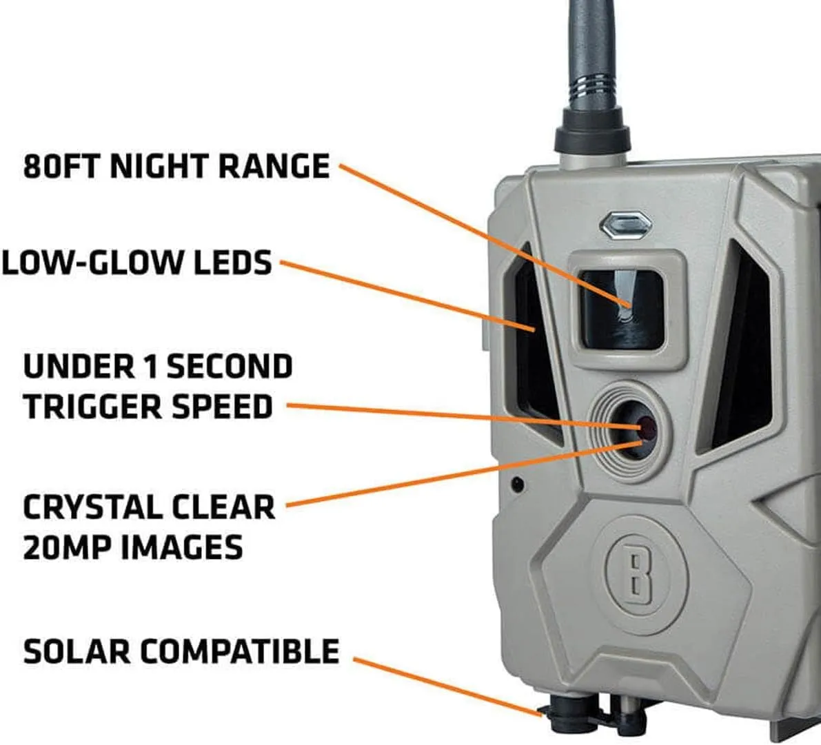 Bushnell CelluCORE 20 Trail Camera for AT&T with Low Glow/80ft Night Range and HD Video Trail Camera
