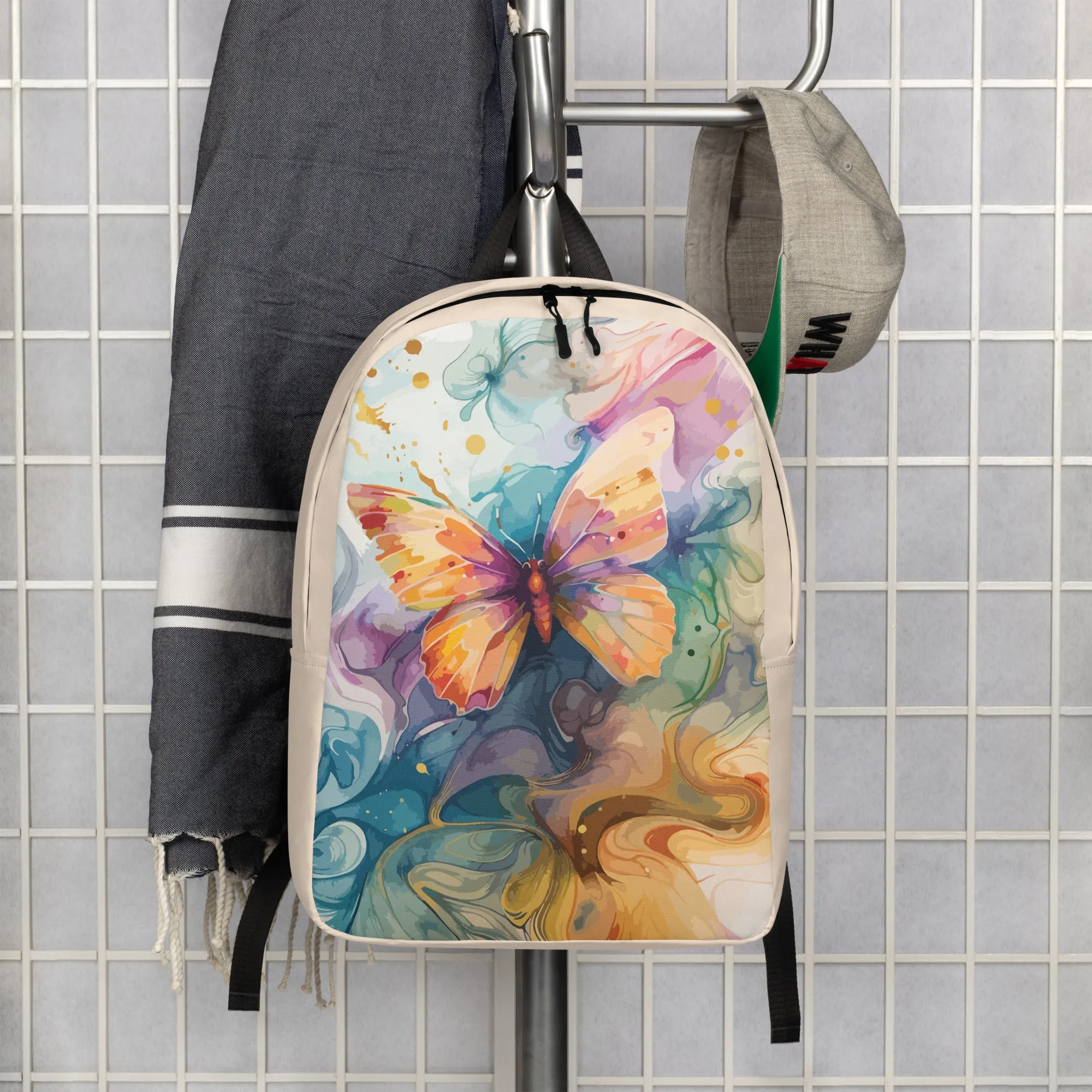 Butterfly Dreams - All-Over Print Minimalist Backpack