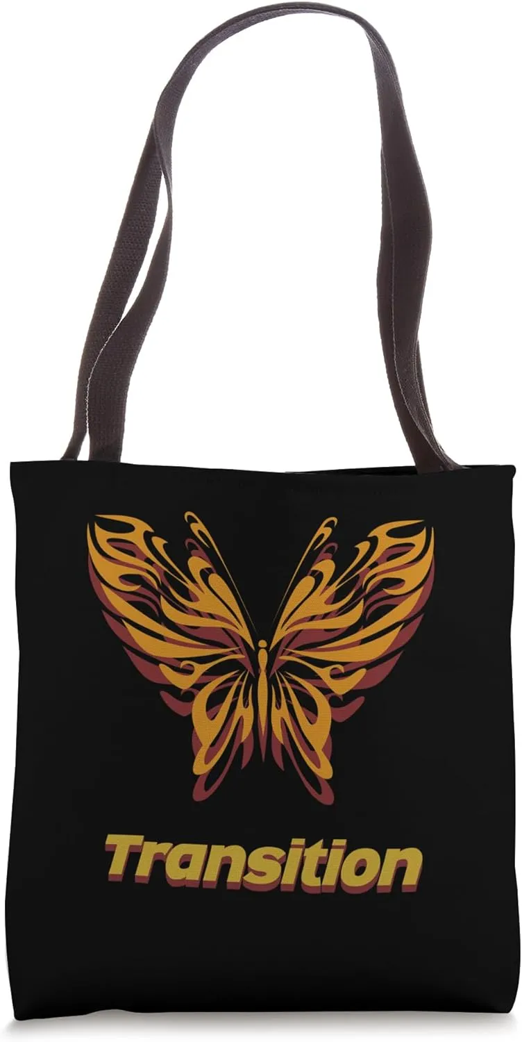 Butterfly Transformation Nature Student University College Tote Bag