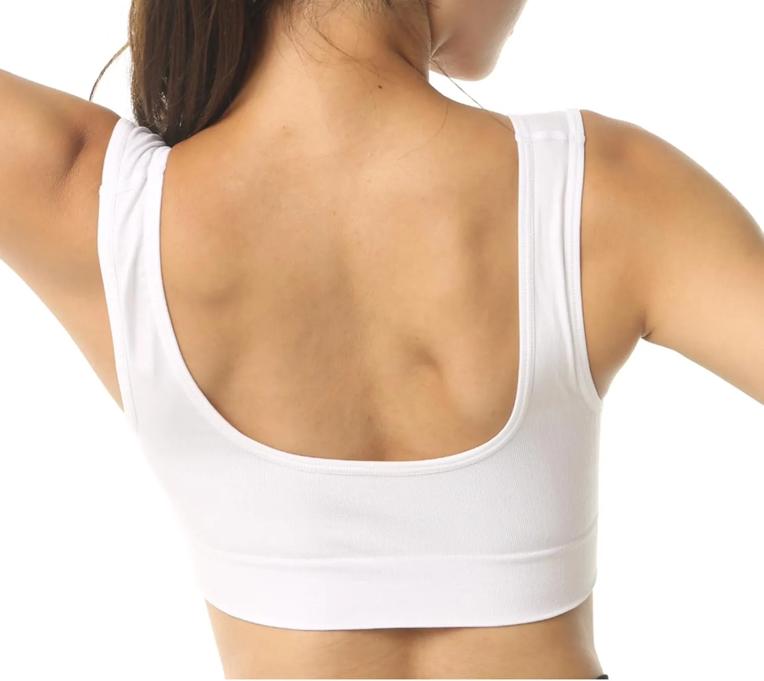 Cabales KINYAOYAO Women's Plus Size High Impact Seamless Racerback Padded Bra