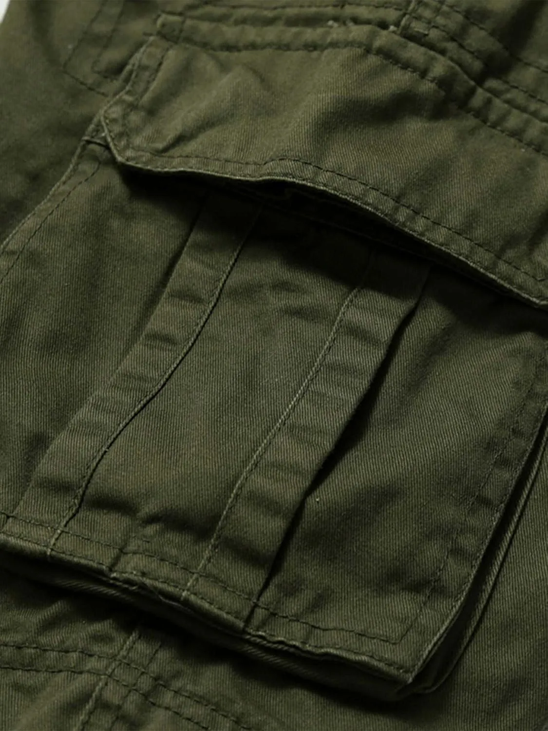 Camo Cargo Shorts for Men Cotton Casual Wild Outdoor Work Relaxed Fit Shorts with Multi-Pockets