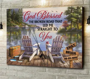 Camping Bliss- All Of Me Loves All Of You  Personalized Canvas