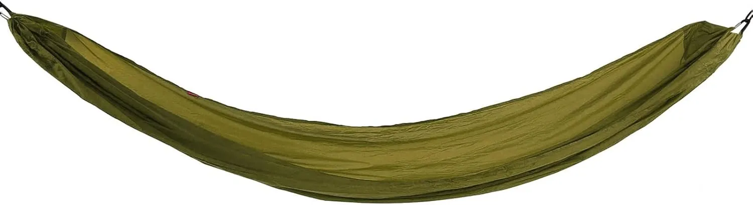 Camping Hammock Portable Parachute Hammock Storage Bag Snap Hook for Outdoor Activities (Green)