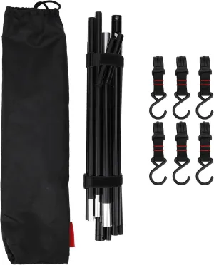 Camping Hook Rack Lightweight Outdoor Tripod Aluminium Alloy Compact Camping