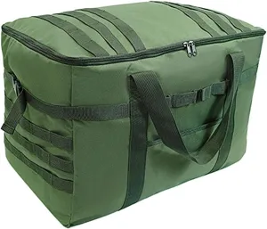 Camping Storage Bag, Outdoor Camping Organizers Portable Picnic Tableware Carrying Storage Bag for Hiking Travel Picnic Camping Cookware Bag