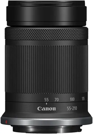 Canon RF-S55-210mm F5-7.1 is STM for Canon APS-C Mirrorless RF Mount Cameras (Renewed)