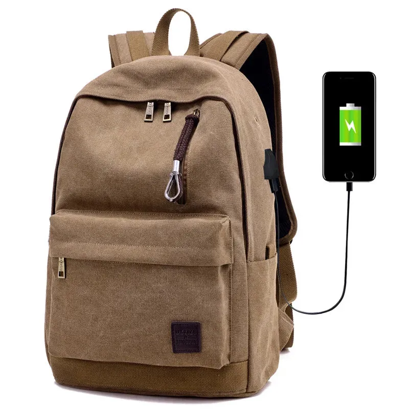Canvas Laptop Backpack