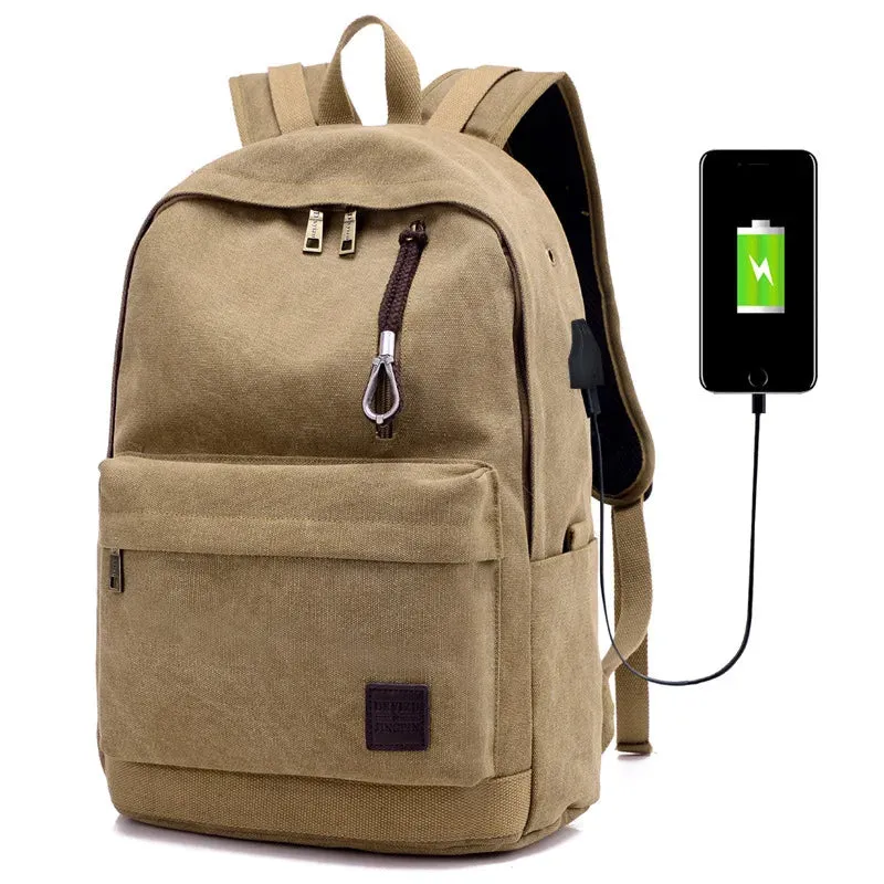 Canvas Laptop Backpack