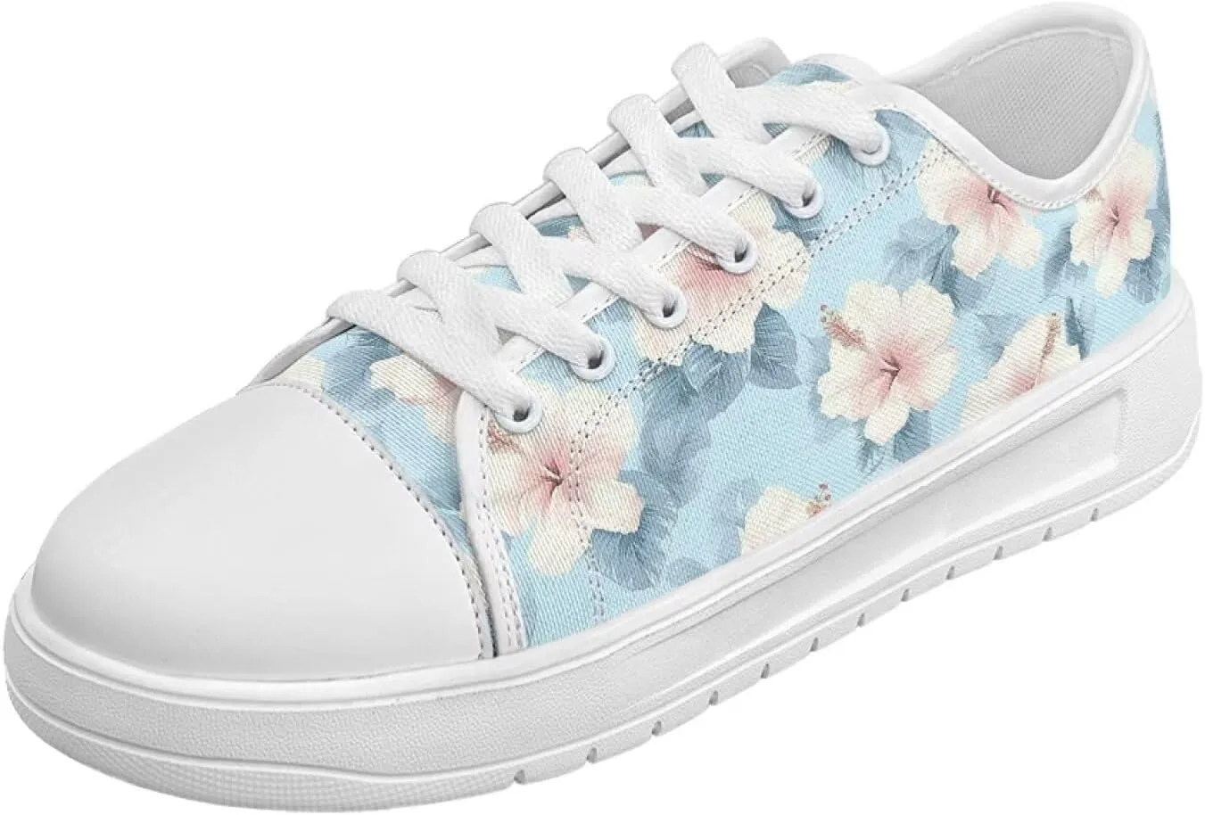 Canvas Shoes for Women Low Top Lace Up Tennis Shoes Girls Fashion Comfortable Sneakers Classic Casual Sneakers