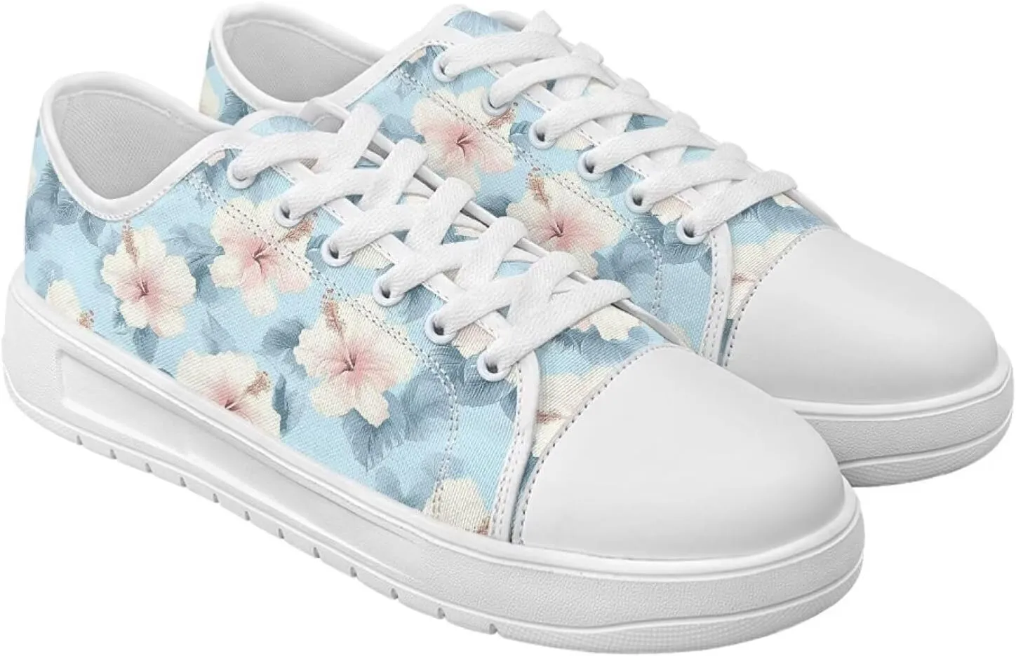 Canvas Shoes for Women Low Top Lace Up Tennis Shoes Girls Fashion Comfortable Sneakers Classic Casual Sneakers