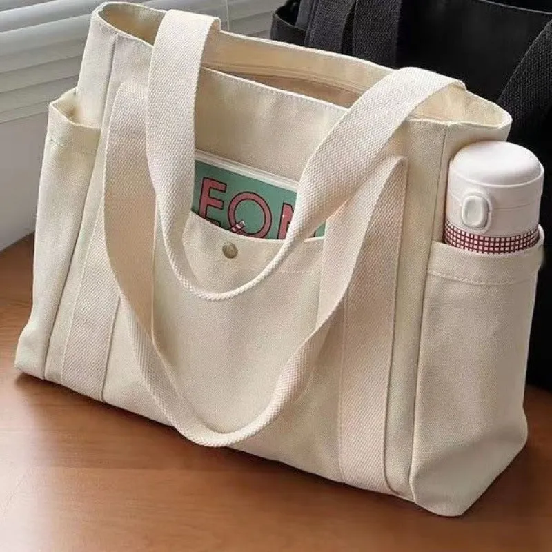 Capacity Canvas Out Good-looking Art Book Bags