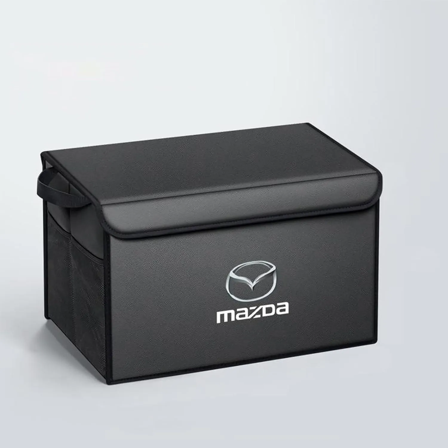 Car Trunk Organizer for Mazda 6 Wagon GJ Facelift 2015-2016 Thickened Car Boot Tidy Storage Box Tailor-made Lidded Storage Bins for Home Car Outdoor Camping Travel,B