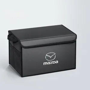 Car Trunk Organizer for Mazda 6 Wagon GJ Facelift 2015-2016 Thickened Car Boot Tidy Storage Box Tailor-made Lidded Storage Bins for Home Car Outdoor Camping Travel,B