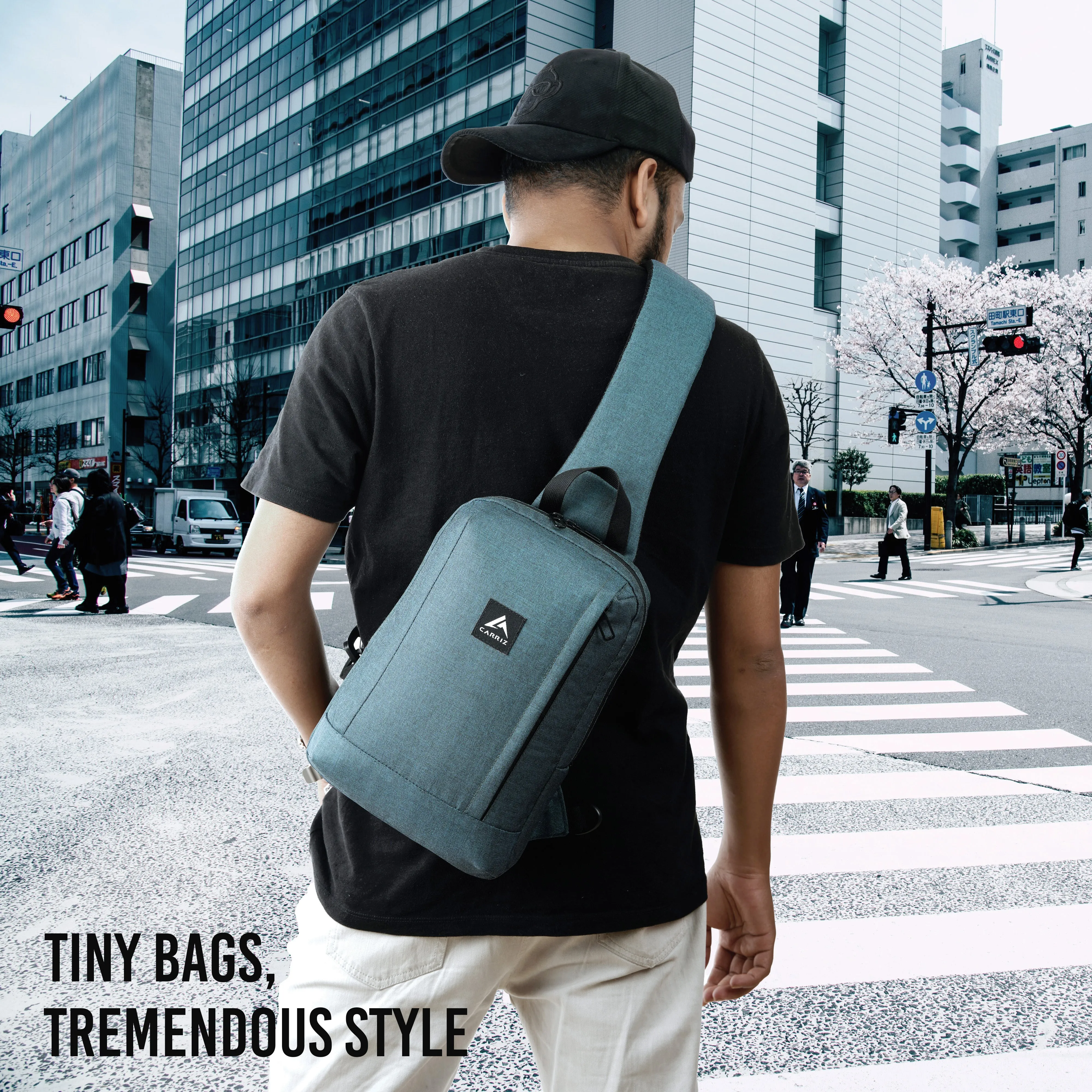 Carriz-Crossbody Backpack-CRB02-Teal