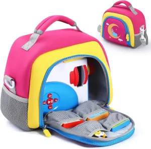 Carrying Bag Compatible with Little Tikes Story Machine Books Starter Set, Kids Toys Storage Case with Handle and Shoulder Strap for Little Tikes, Bag for Storybook Audio Play Character