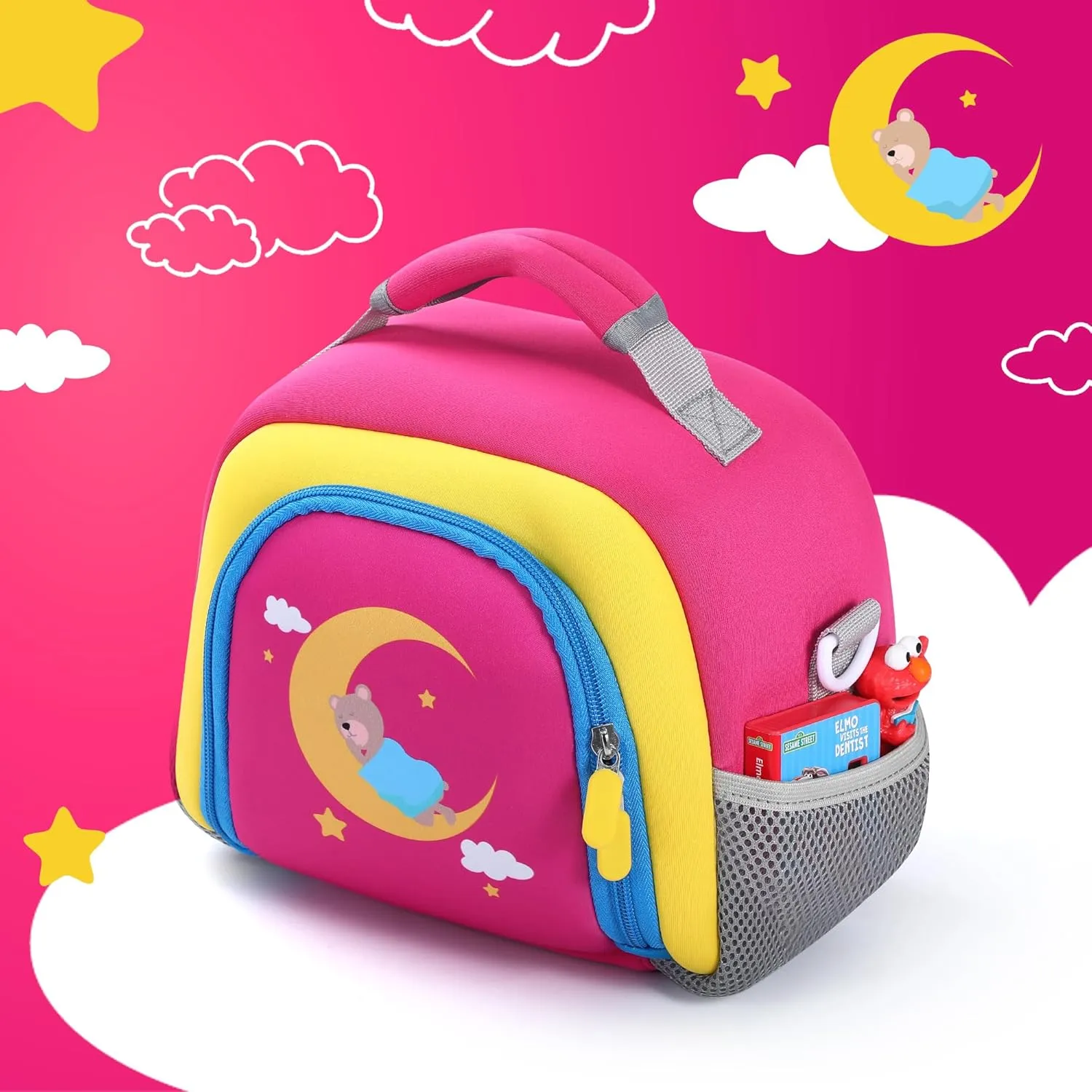 Carrying Bag Compatible with Little Tikes Story Machine Books Starter Set, Kids Toys Storage Case with Handle and Shoulder Strap for Little Tikes, Bag for Storybook Audio Play Character
