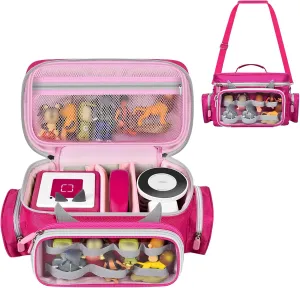 Carrying Case Bag Compatible with Toniebox Audio Player Starter Set, for Tonies Figures Characters, Headphones & Charging Station, Toy Story Storage with Handle and Shoulder Strap (Bag Only)