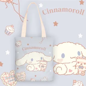 Cartoon Dog Anime Canvas Female One Shoulder Bags