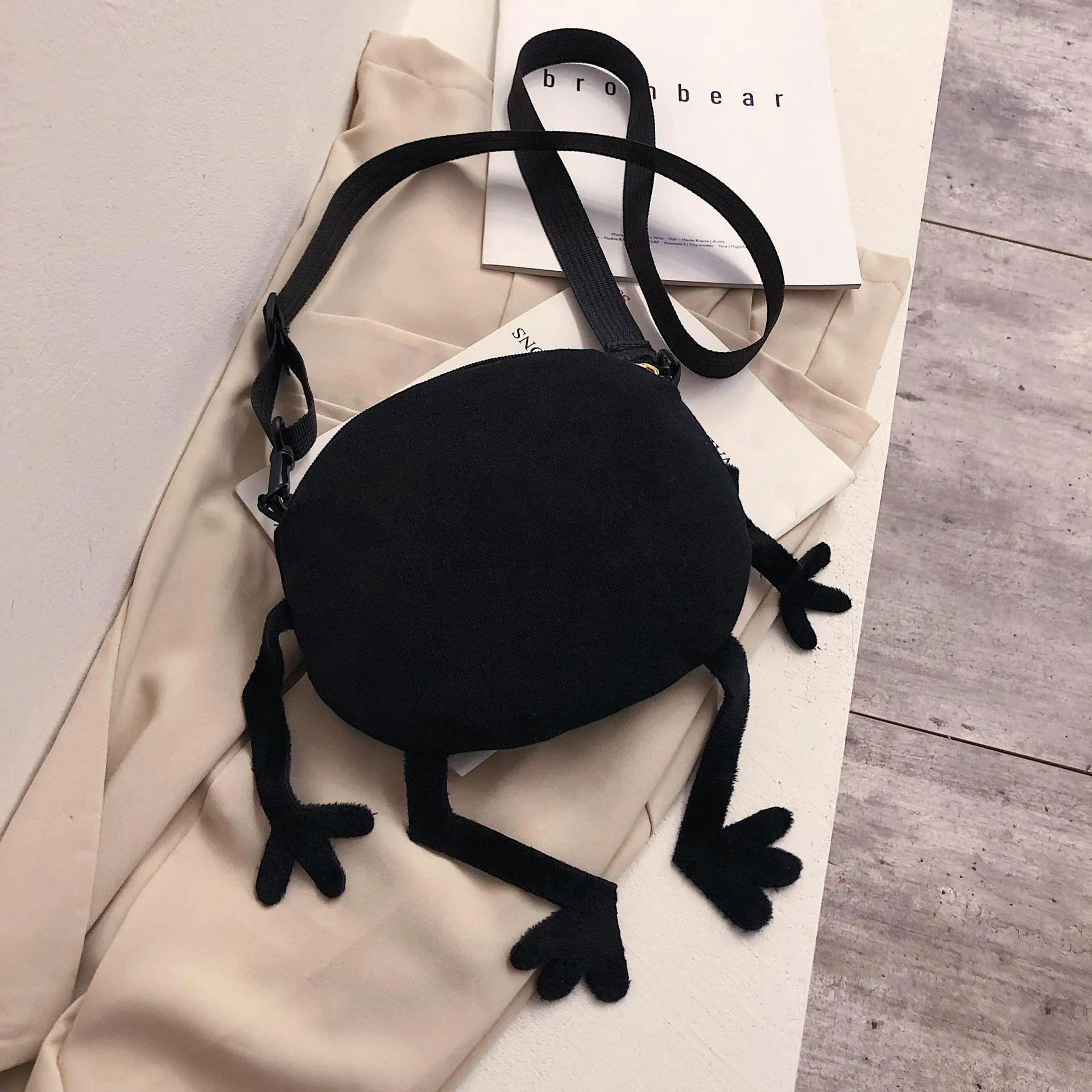 Casual Eccentric Personality Canvas Female Korean Bags