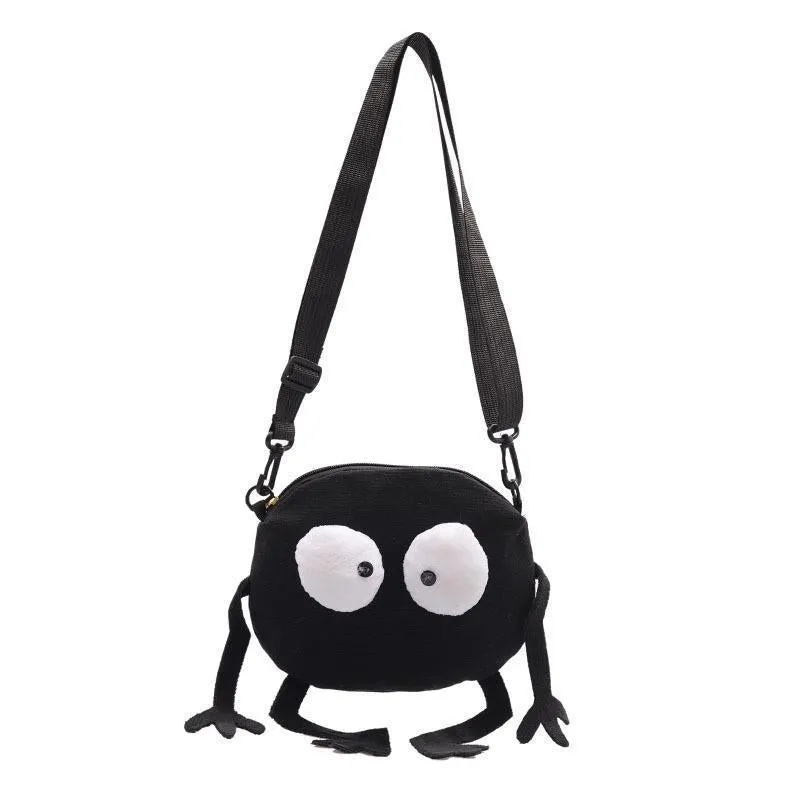 Casual Eccentric Personality Canvas Female Korean Bags
