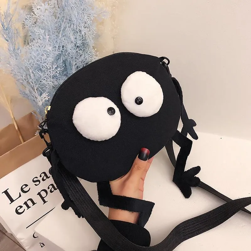 Casual Eccentric Personality Canvas Female Korean Bags