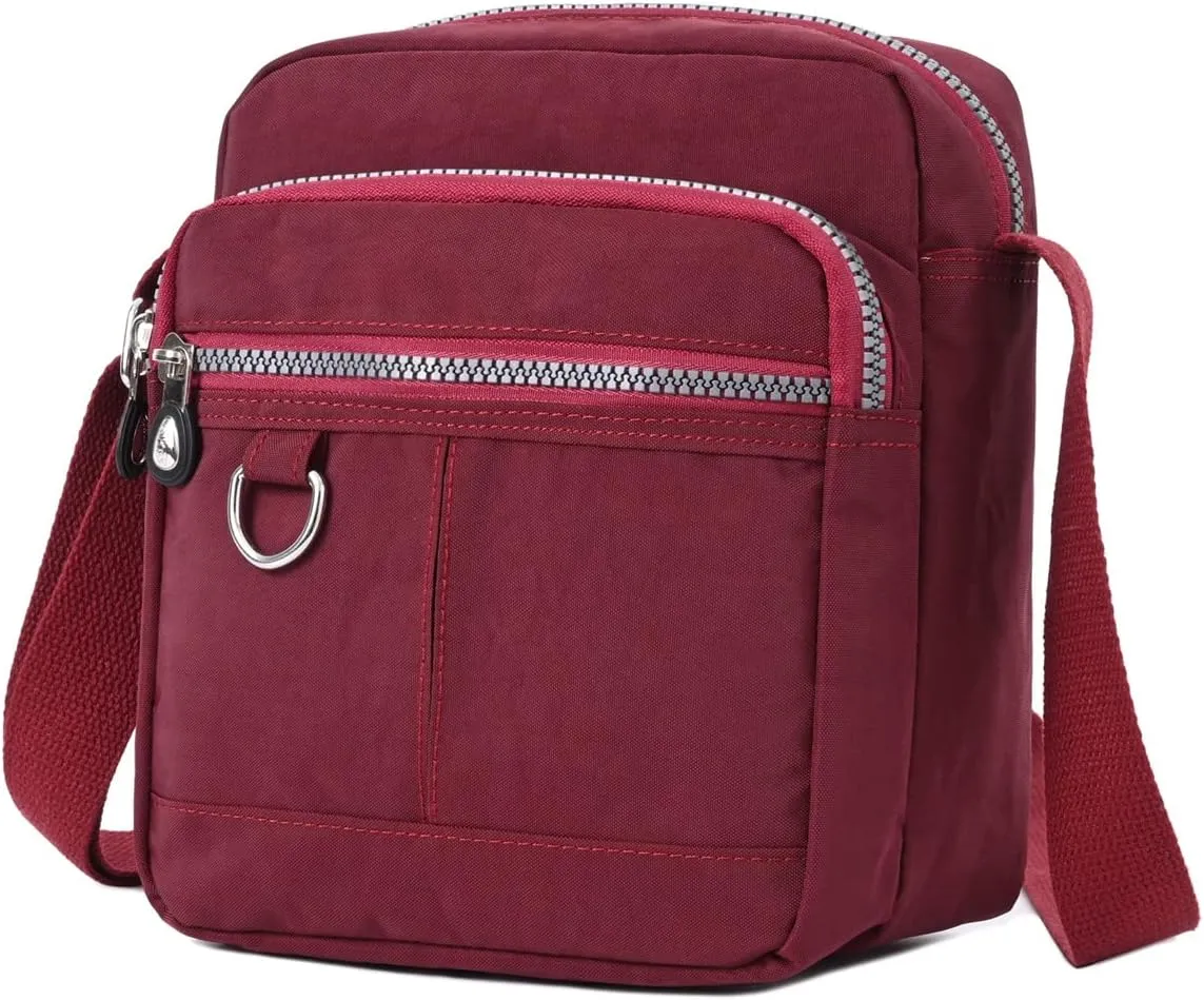 Casual Nylon Crossbody Purse Bag Waterproof Lightweight Shoulder Bag for Women Handbag