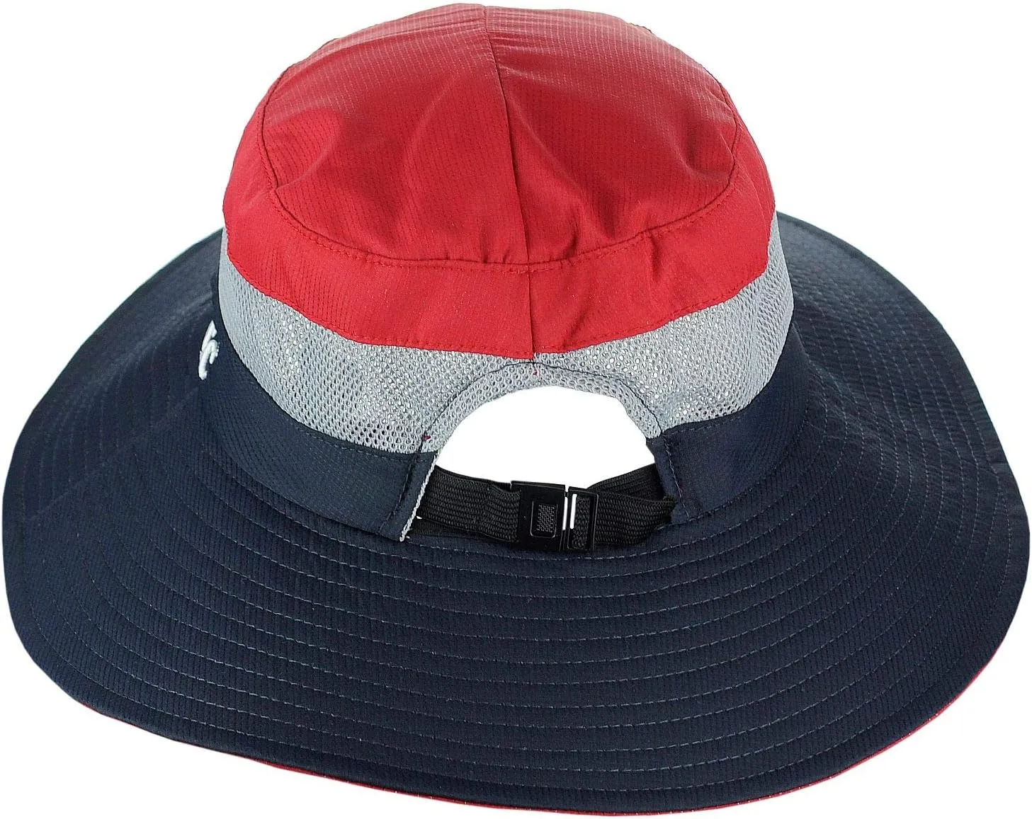 C.C Safari Sun Hat Wide Brim Hat with Ponytail Hole Packable UPF 50  for Hiking Camping