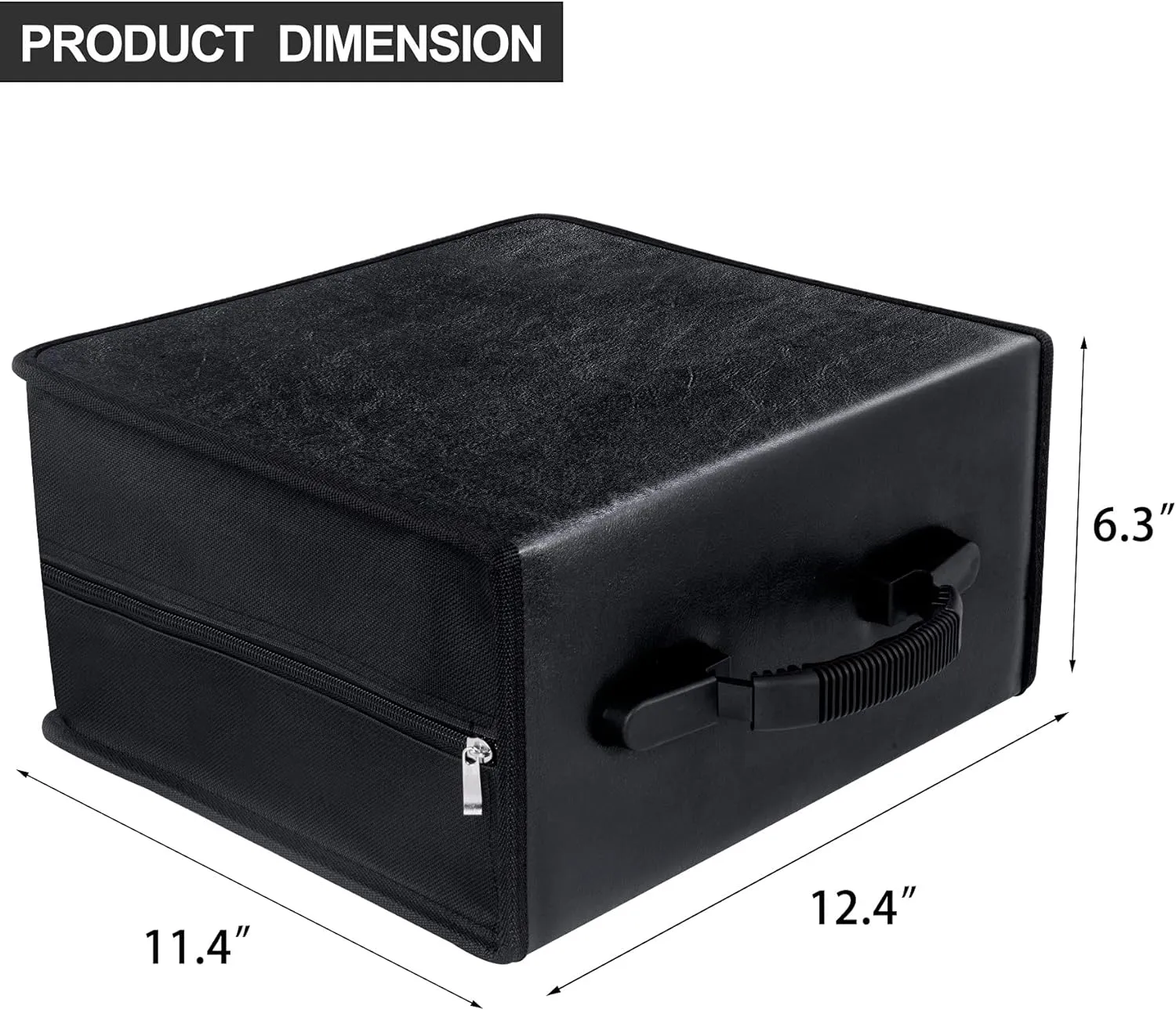CD/DVD Binder, CD DVD Case Holder Binder 400 Capacity CD/DVD Wallet Storage Booklet Album Box (White Binder, PU Black)