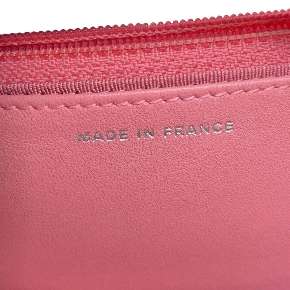CHANEL Matelasse Chain wallet PinkAP0250 Lambskin